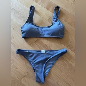 Women’s blue bikini set/bathing suit (M)